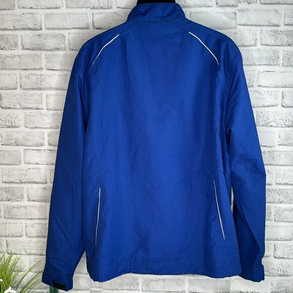 Ocean Atlantic City Blue Medium Weight Windbreaker Jacket Size Large - Picture 3 of 4